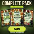 The Happy Fryer Pack: all 3 air fryer books for $39